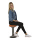 STIER Polsterhocker orange mit Schwingeffekt-5