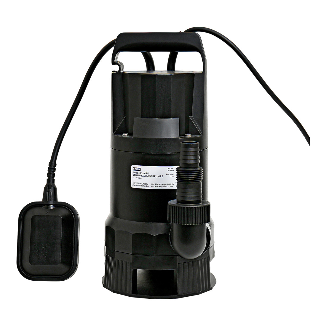 STIER Pompe submersible pour eaux usées SSTW-400