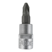 STIER Pozidriv-bit-dop 1/4", PZ 