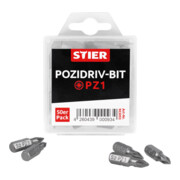 STIER Pozidriv-Bit-Großpackung PZ-4