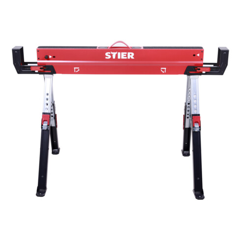 STIER Premium Falt-Arbeitsbock Sägebock höhenverstellbar 590 kg (Single)