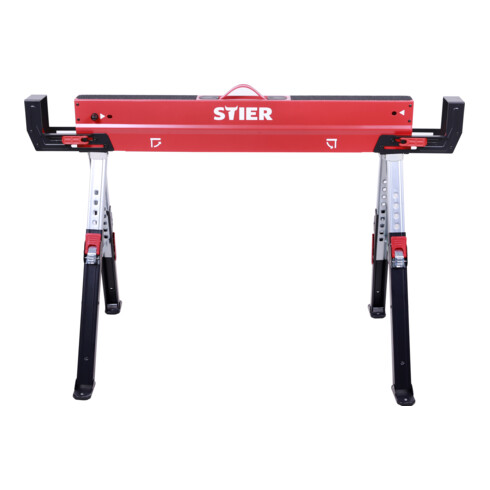STIER Premium Falt-Arbeitsbock Sägebock höhenverstellbar 590 kg (Single)