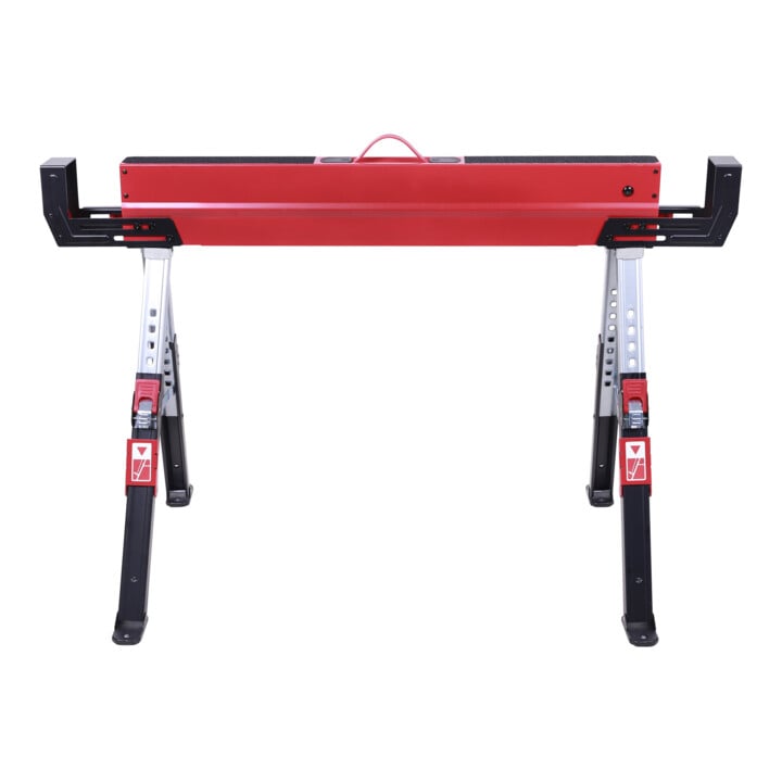STIER Premium Klapp-Sägebock höhenverstellbar mit Spannmodul 590 kg