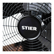 STIER Premium Metall-Standventilator mit 90° Oszillation, 260 W-2