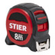STIER Premium Taschenbandmaß 8 m x 32 mm mit Magnet und Edelstahlhaken-1