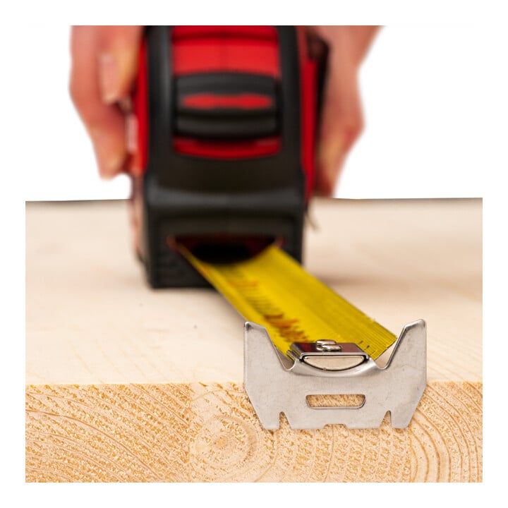 STIER Premium Taschenbandmaß 8 m x 32 mm mit Magnet und Edelstahlhaken
