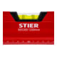 STIER Premium Wasserwaage mit Magnet und drei Libellen 1200 mm ±0,5 mm/m