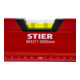 STIER Premium Wasserwaage mit Magnet und drei Libellen 2000 mm ±0,5 mm/m-5