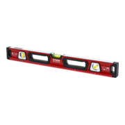 STIER Premium Wasserwaage mit Magnet und drei Libellen 600 mm ±0,5 mm/m