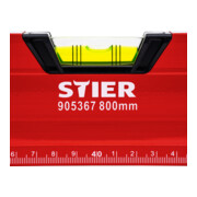 STIER Premium Wasserwaage mit Magnet und drei Libellen-5