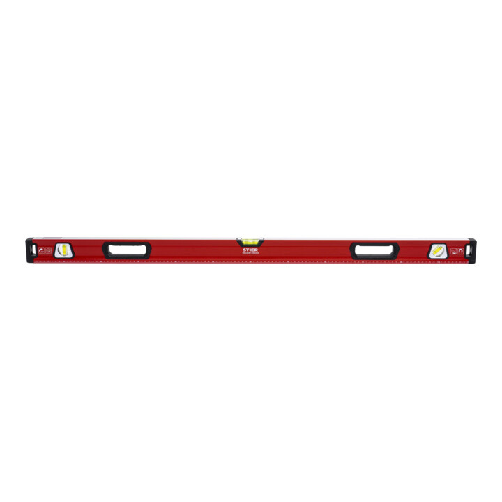 STIER Premium waterpas met magneet en drie libellen 1200 mm ±0,5 mm/m