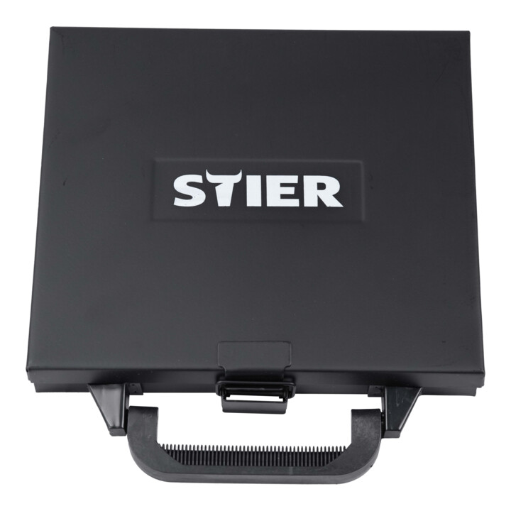 STIER Professional Ensemble de forets métal HSS(M2)-G+Tin en coffret métal, 99 pièces