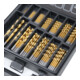 STIER Professional Ensemble de forets métal HSS(M2)-G+Tin en coffret métal, 99 pièces