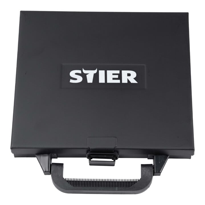 STIER Professional Metall Bohrerset HSS(M2)-G+Tin im Metallkoffer, 99-teilig