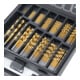 STIER Professional Metall Bohrerset HSS(M2)-G+Tin im Metallkoffer, 99-teilig