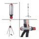 STIER Projecteur de chantier LED Tower 360°, 17 000 lumens, 140W - IP54