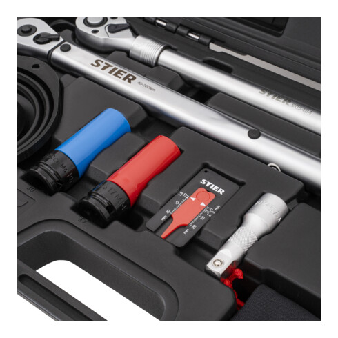 STIER Rad-Montage-Set 1/2 Zoll 40 - 200 Nm, 11-teilig
