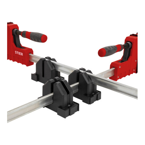 STIER Rahmenpressen-Set für Korpuszwinge 4-teilig