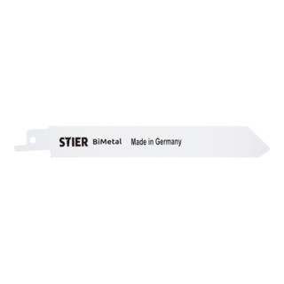 STIER reciprozaagblad ST130/1,4/5 bi-metaal roestvrij staal, metaal 5 st.