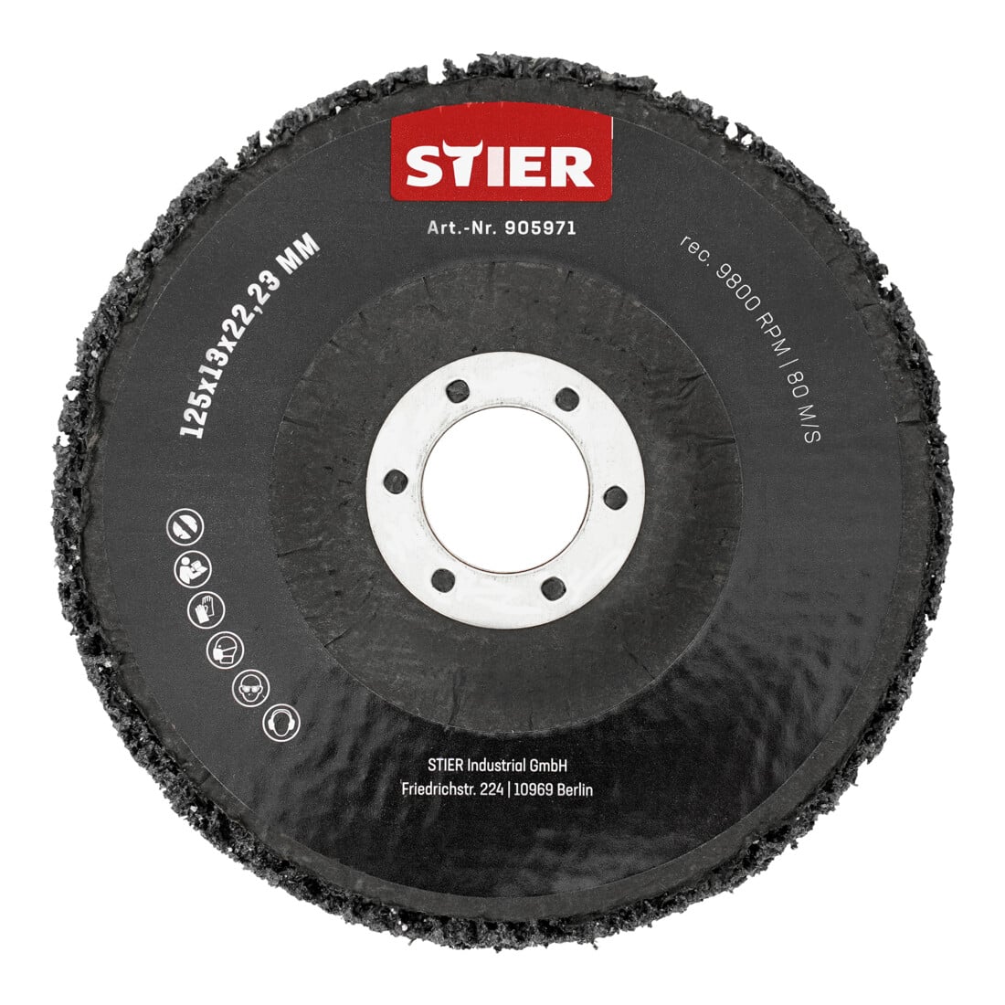 STIER Reinigungsvlies 125 x 13 x 22,23 mm