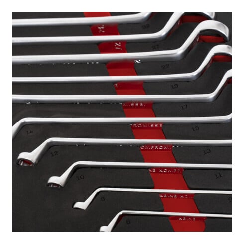 STIER Ringmaul- & Doppelringschlüsselsatz 27-teilig in Weichschaumeinlage (EVA)