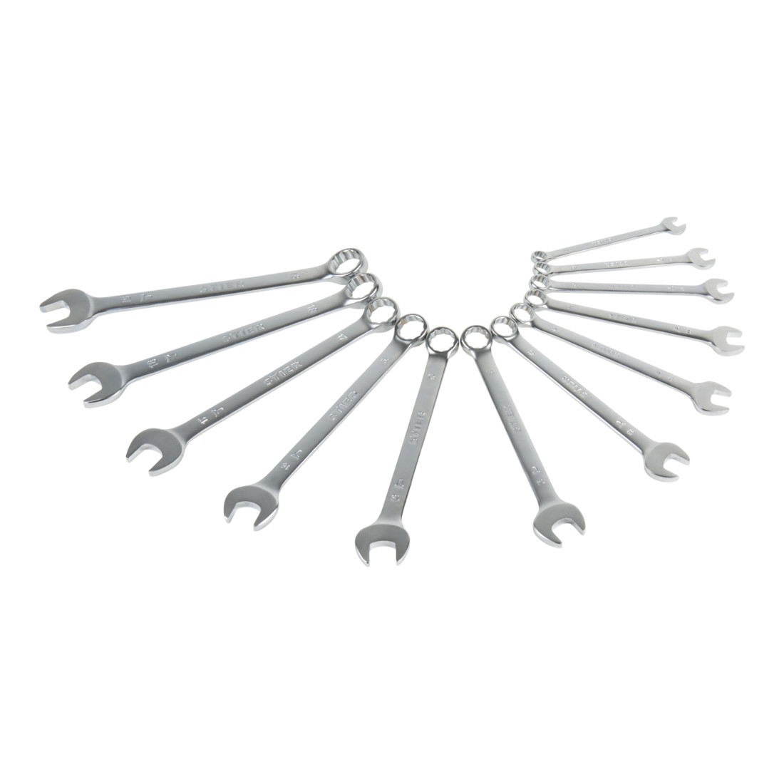 STIER ringsteeksleutelset SW 8 - 19 mm 12-delig