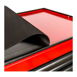 STIER Rivestimento in gomma per carrello per officina