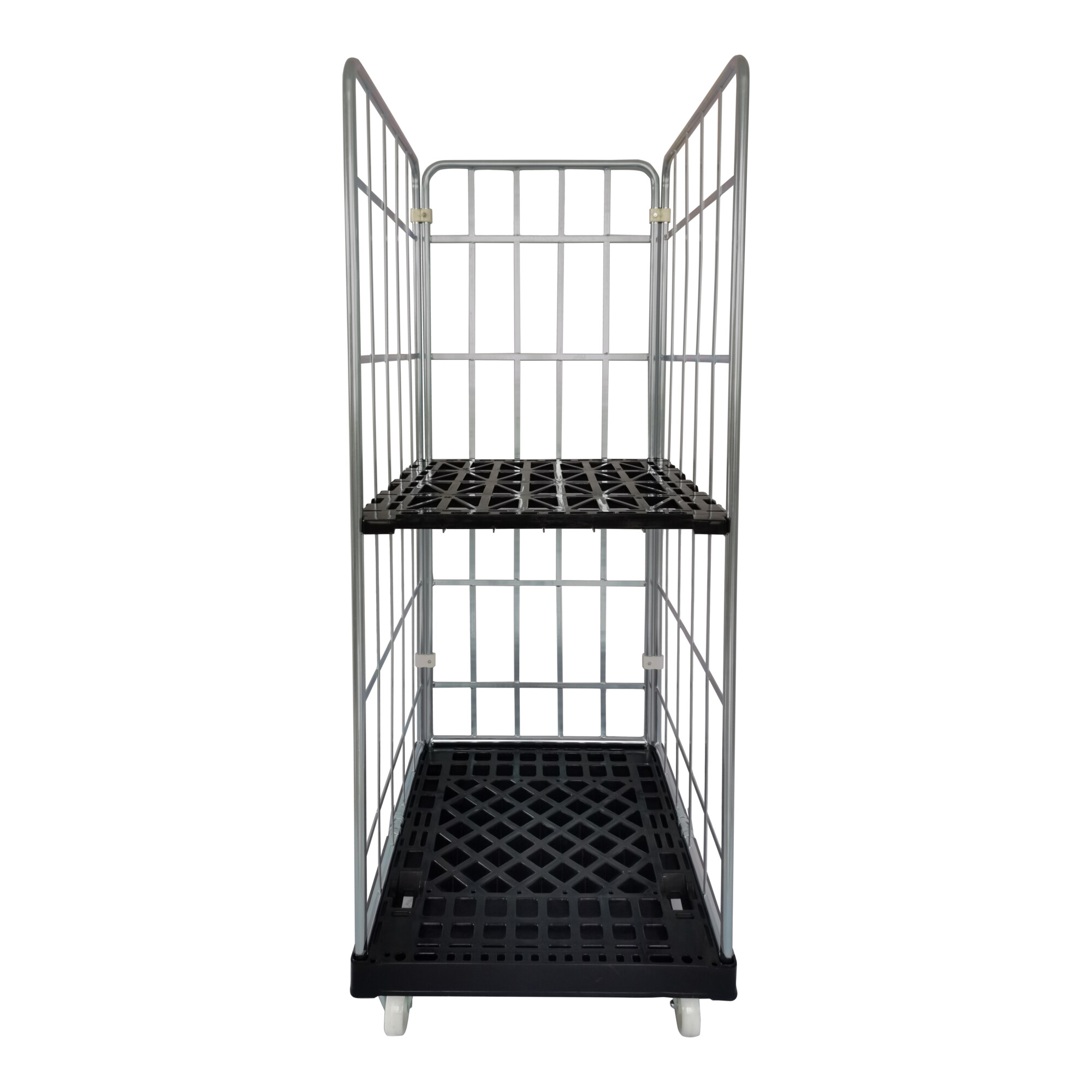 STIER Rollbehälter 815x724x1830 Mm - Galvanisiert Mit 500kg Tragkraft