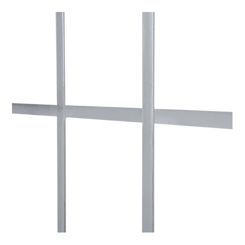 STIER Rollbehälter 3-seitig, galvanisch verzinkt, Kunststoff-Rollplatte