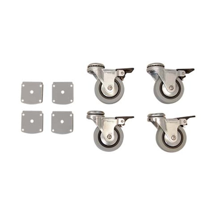 Set STIER Elektrisch H henverstellbares Tischgestell 501-33 f r 180-200x80cm Platte + Schreibtischplatte 180x80cm schwarz + Rollenset f r elektrisch h henverstellbaren Schreibtisch 501-33