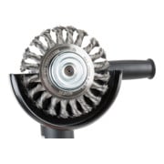 STIER ronde borstel ø 115 mm, boring-ø 22,2 mm, 0,5 mm, geknoopt, edelstaal-2
