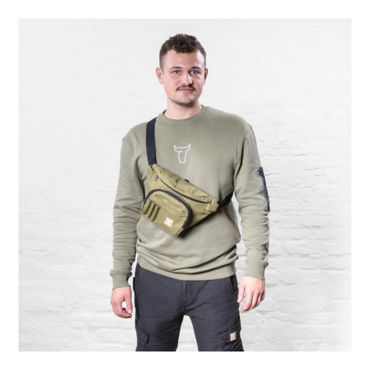STIER Sac banane taille unique olive branch