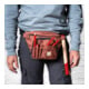 STIER Sac banane taille unique signature marron