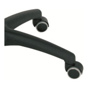 STIER Sattelhocker multibeweglich PU-Sitz 490-680mm Fußkreuz Ø630 mit Rollen-3