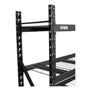 STIER Scaffale con ripiani a griglia metallica carico ripiano 400 kg-2