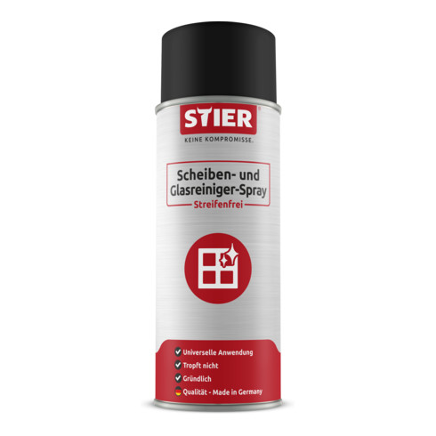 STIER Scheiben- und Glasreiniger-Spray streifenfrei 400 ml