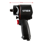 STIER Schlagschrauber 14-KBS 1/2'' Antrieb extra kurz max. Lösemoment: 1.400 Nm