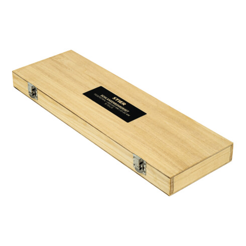 STIER Schlangenbohrer Tieflochbohrer Set 6-teilig 385 / 460 mm 10 - 20 mm Federstahl