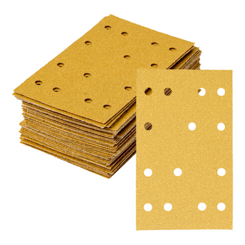 STIER Schleifstreifen Universal 80 x 133 / P60 / 14-Loch