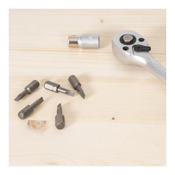 STIER Schlitz-Bit 4,0 x 0,8 mm, Form C 6,3, Länge 25 mm, 10er Pack