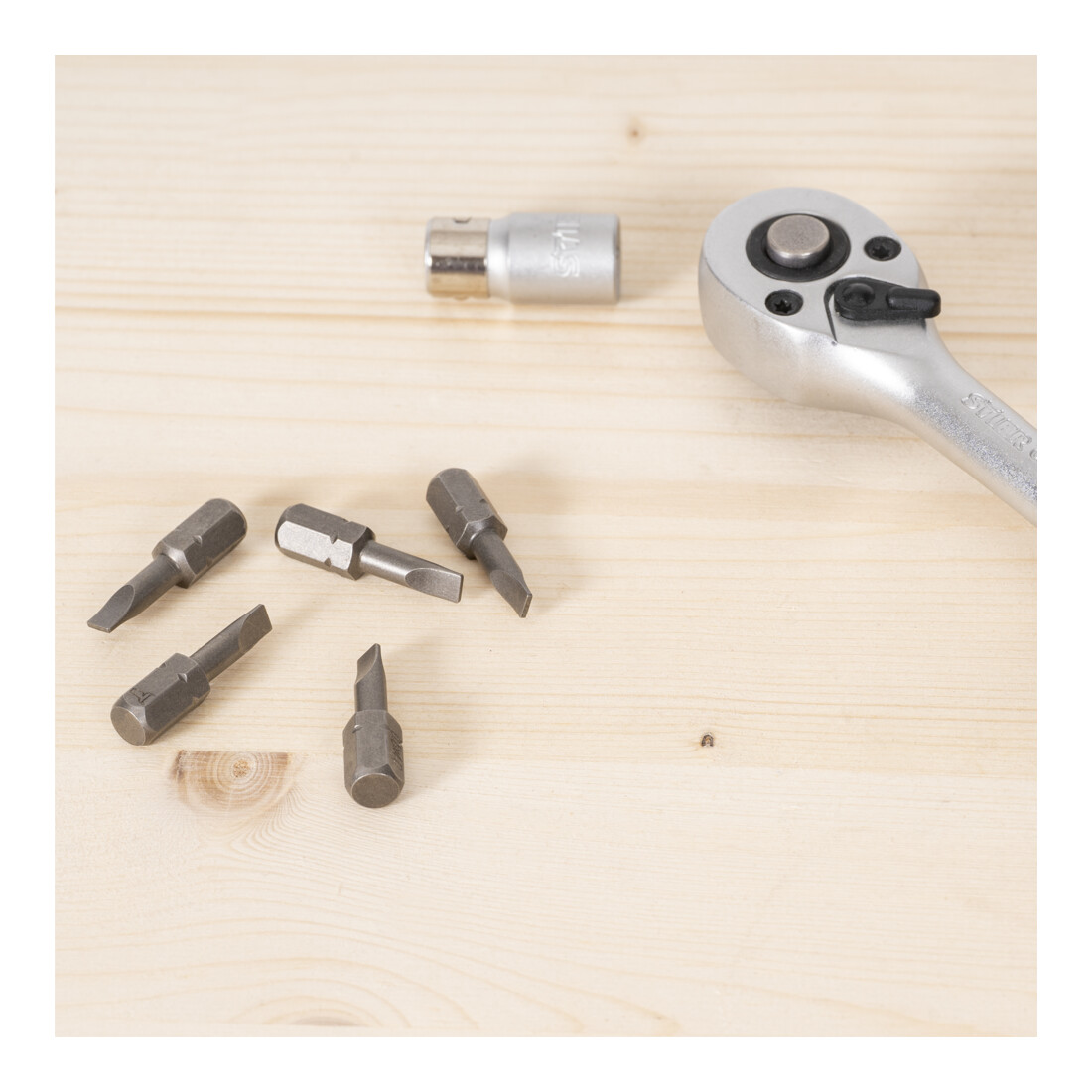 STIER Schlitz-Bit 4,0 x 0,8 mm, Form C 6,3, Länge 25 mm, 10er Pack