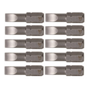 STIER Schlitz-Bit 5,5 x 1,0 mm, Form C 6,3, Länge 25 mm, 10er Pack
