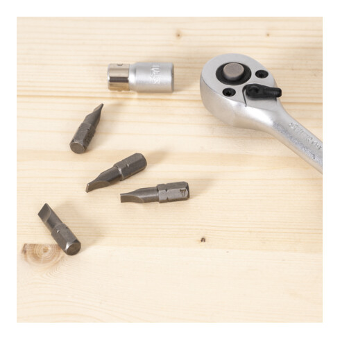 STIER Schlitz-Bit 5,5 x 1,0 mm, Form C 6,3, Länge 25 mm, 10er Pack