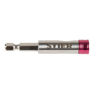 STIER Schnellwechsel-Bithalter 1/4'' 65 mm magnetisch