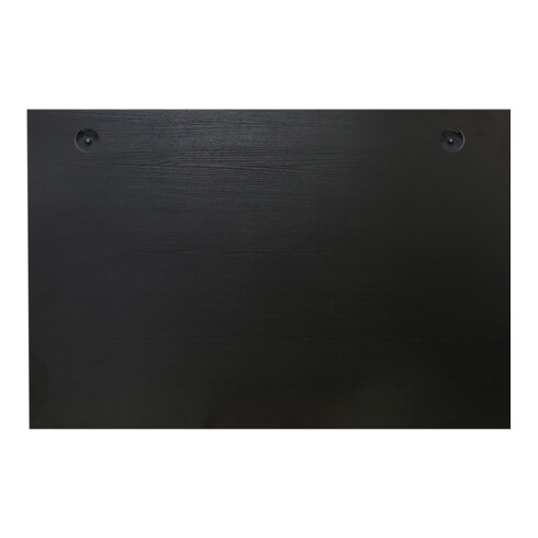 STIER Schreibtischplatte 180x80cm schwarz