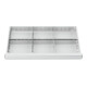 STIER Schubladeneinteilung Metalleinteilung BLH 100/125 mm Innenmaß 800x450 mm 6 Fächer-1