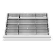 STIER Schubladeneinteilung Metalleinteilung BLH 150/175 mm Innenmaß 600x450 mm 12 Fächer 6 x TW 175