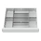 STIER Schubladeneinteilung Metalleinteilung BLH 200-300 mm Innenmaß 500x450 mm 8 Fächer-1