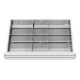 STIER Schubladeneinteilung Metalleinteilung BLH 75 mm Innenmaß 600x450 mm 12 Fächer 6 x TW 225-1