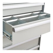 STIER Schubladeneinteilung Metalleinteilung BLH 75 mm Innenmaß 800x450 mm 6 Fächer-3